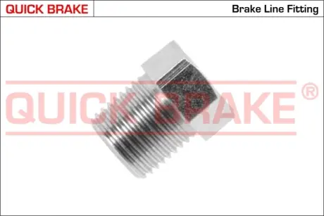 З\'єднувач трубки гальмівний (7/16\'\'x24/12x15.5/d=6.5) OJD QUICK BRAKE PA