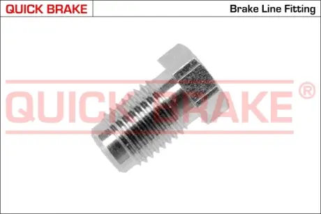 З\'єднувач трубки гальмівний (7/16\'\'x20/12x21.5/d=5.0) OJD QUICK BRAKE PG