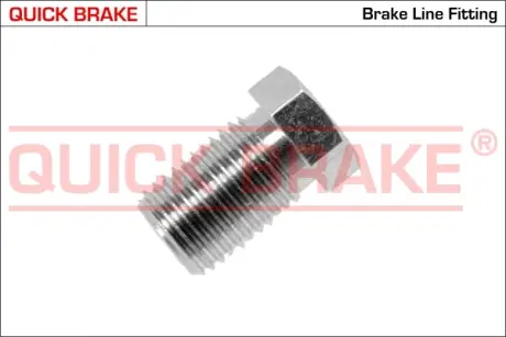 З\'єднувач трубки гальмівний (3/8\'x24/10x18.0/d=5.0) OJD QUICK BRAKE S