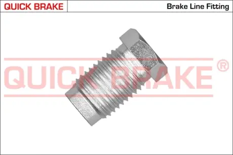 З\'єднувач трубки гальмівний (M14x1.5/L=26mm/d=8.2mm) OJD QUICK BRAKE ZB