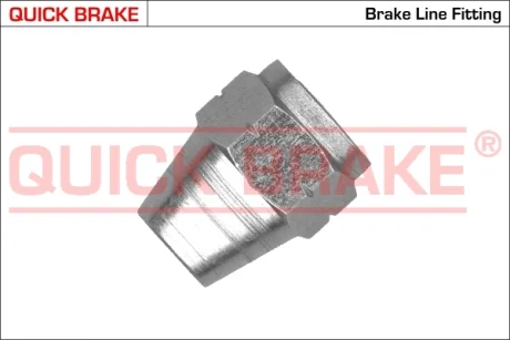 QUICK BRAKE З\'єднувач трубки гальмівний (M16x1.25/L=26mm/d=10.3mm) OJD QUICK BRAKE ZG
