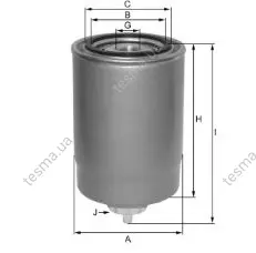 Фильтр топливный, накручиваемый. Фільтр паливний, накручуваний. Fuel filter, Spin-On ONFIL FILTER ON1512CM (фото 1)
