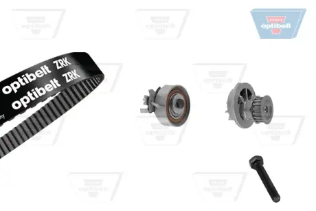 Водяной насос + комплект зубчатого ремня OPTIBELT KT1002W4