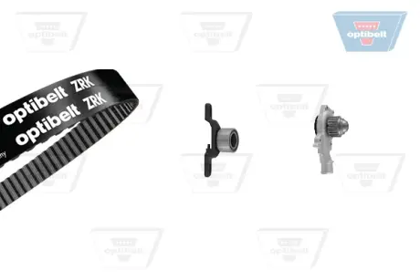 Водяной насос + комплект зубчатого ремня OPTIBELT KT1009W1
