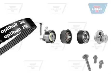Водяной насос + комплект зубчатого ремня OPTIBELT KT1024W3