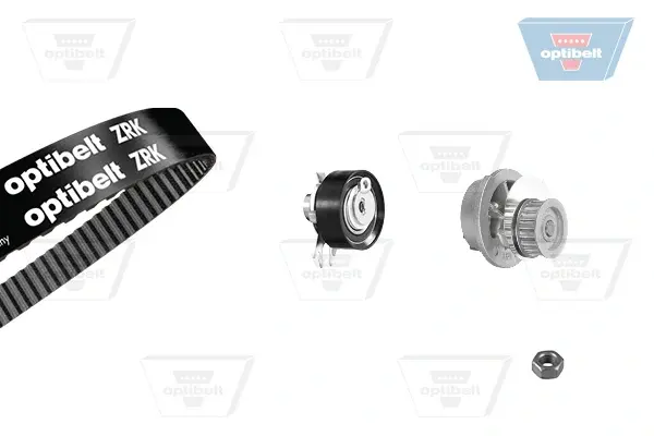 Водяной насос + комплект зубчатого ремня OPTIBELT KT1032W1 (фото 1)