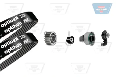 Водяной насос + комплект зубчатого ремня OPTIBELT KT1035W1
