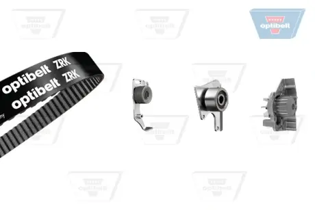 Водяной насос + комплект зубчатого ремня OPTIBELT KT1040W3