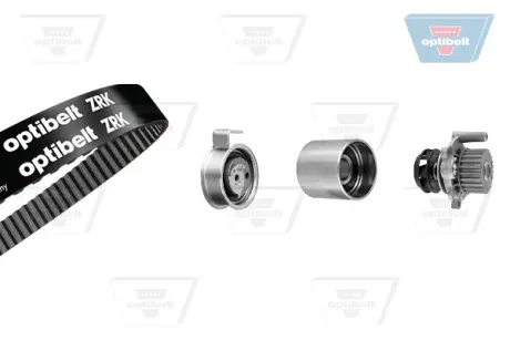 Водяной насос + комплект зубчатого ремня OPTIBELT KT1232W1