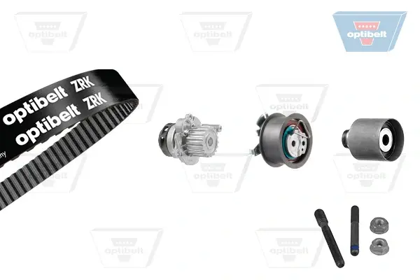 Водяной насос + комплект зубчатого ремня OPTIBELT KT1237W1 (фото 1)