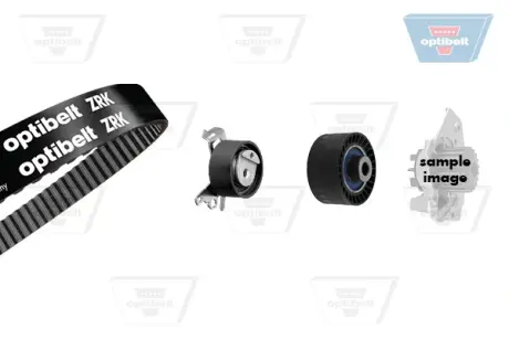 Водяной насос + комплект зубчатого ремня OPTIBELT KT1244W1