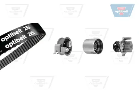 Водяной насос + комплект зубчатого ремня OPTIBELT KT1301W1