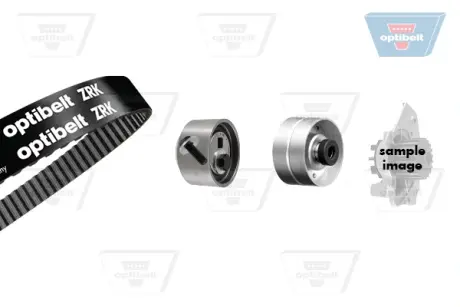 Водяной насос + комплект зубчатого ремня OPTIBELT KT1351W1