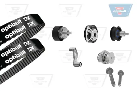 Водяной насос + комплект зубчатого ремня OPTIBELT KT1374W1