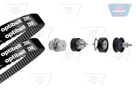 Водяной насос + комплект зубчатого ремня OPTIBELT KT1445W1