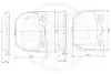 Комплект тормозных колодок, дисковый тормоз OPTIMAL 10058 (фото 3)