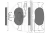 Комплект тормозных колодок, дисковый тормоз OPTIMAL 10072 (фото 3)