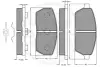 Комплект тормозных колодок, дисковый тормоз OPTIMAL 10077 (фото 2)