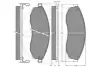Комплект тормозных колодок, дисковый тормоз OPTIMAL 10083 (фото 3)