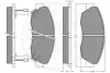 Комплект тормозных колодок, дисковый тормоз OPTIMAL 10133 (фото 3)