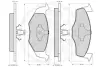 Комплект тормозных колодок, дисковый тормоз OPTIMAL 10188 (фото 3)