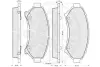 Комплект тормозных колодок, дисковый тормоз OPTIMAL 10190 (фото 3)