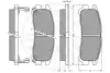 Комплект тормозных колодок, дисковый тормоз OPTIMAL 10191 (фото 3)