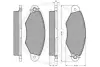 Комплект тормозных колодок, дисковый тормоз OPTIMAL 10193 (фото 3)