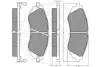 Комплект тормозных колодок, дисковый тормоз OPTIMAL 10195 (фото 3)