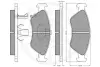 Комплект тормозных колодок, дисковый тормоз OPTIMAL 10202 (фото 2)