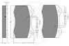 Комплект тормозных колодок, дисковый тормоз OPTIMAL 10204 (фото 3)