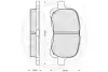 Комплект тормозных колодок, дисковый тормоз OPTIMAL 10211 (фото 3)