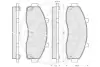 Комплект тормозных колодок, дисковый тормоз OPTIMAL 10235 (фото 3)