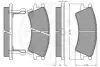 Комплект тормозных колодок, дисковый тормоз OPTIMAL 10261 (фото 3)