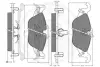 Комплект тормозных колодок, дисковый тормоз OPTIMAL 10289 (фото 3)