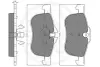 Комплект тормозных колодок, дисковый тормоз OPTIMAL 10361 (фото 3)