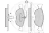 Комплект тормозных колодок, дисковый тормоз OPTIMAL 10384 (фото 3)