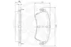 Комплект тормозных колодок, дисковый тормоз OPTIMAL 10388 (фото 3)