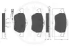 Комплект тормозных колодок, дисковый тормоз OPTIMAL 10421 (фото 3)