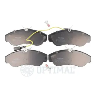 Комплект тормозных колодок, дисковый тормоз OPTIMAL 10489
