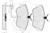 Комплект тормозных колодок, дисковый тормоз OPTIMAL 12023 (фото 3)