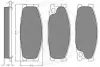 Комплект тормозных колодок, дисковый тормоз OPTIMAL 12027 (фото 2)