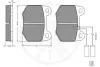 Комплект тормозных колодок, дисковый тормоз OPTIMAL 12048 (фото 2)