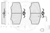 Комплект тормозных колодок, дисковый тормоз OPTIMAL 12056 (фото 3)