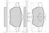 Комплект тормозных колодок, дисковый тормоз OPTIMAL 12074 (фото 3)