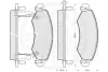 Комплект тормозных колодок, дисковый тормоз OPTIMAL 12082 (фото 3)