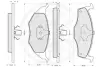 Комплект тормозных колодок, дисковый тормоз OPTIMAL 12085 (фото 3)