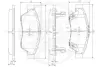 Комплект тормозных колодок, дисковый тормоз OPTIMAL 12113 (фото 2)