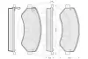 Комплект тормозных колодок, дисковый тормоз OPTIMAL 12120 (фото 2)