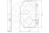 Комплект тормозных колодок, дисковый тормоз OPTIMAL 12134 (фото 3)